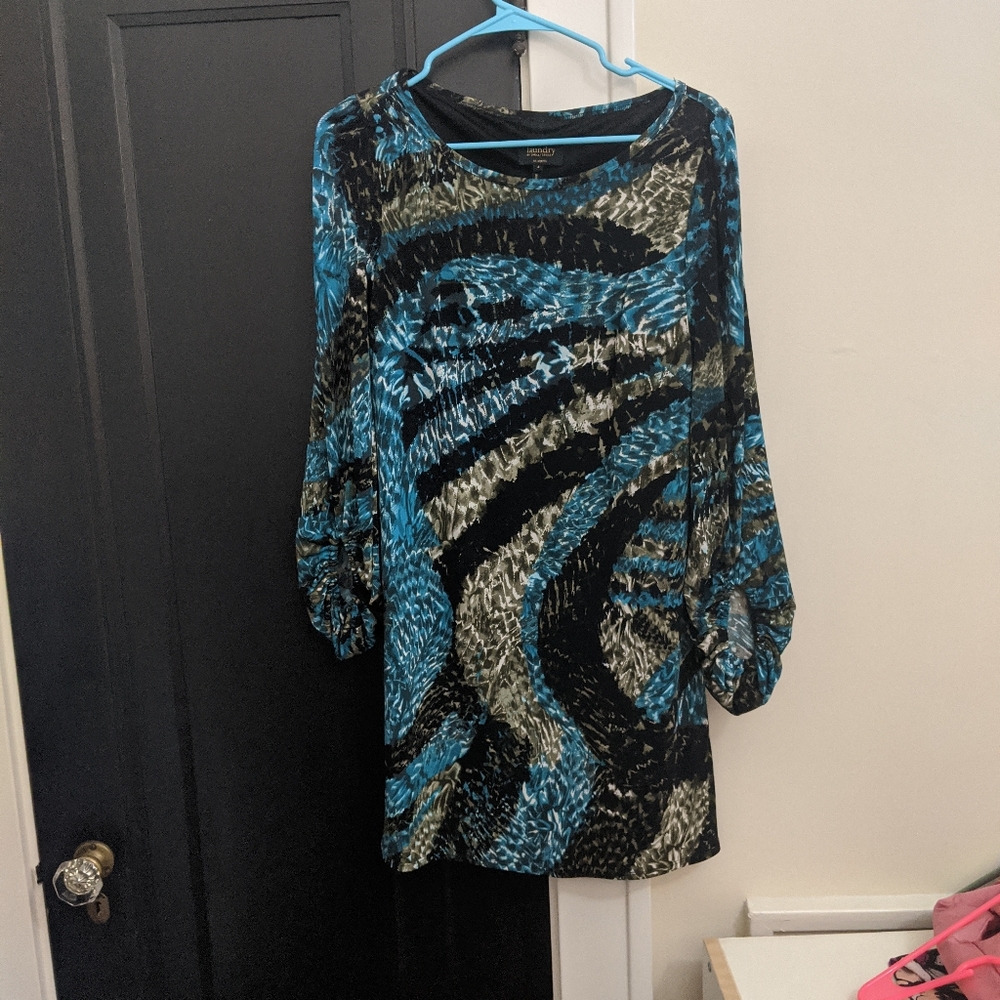 Laundry by Shelli Segal multi colored dress